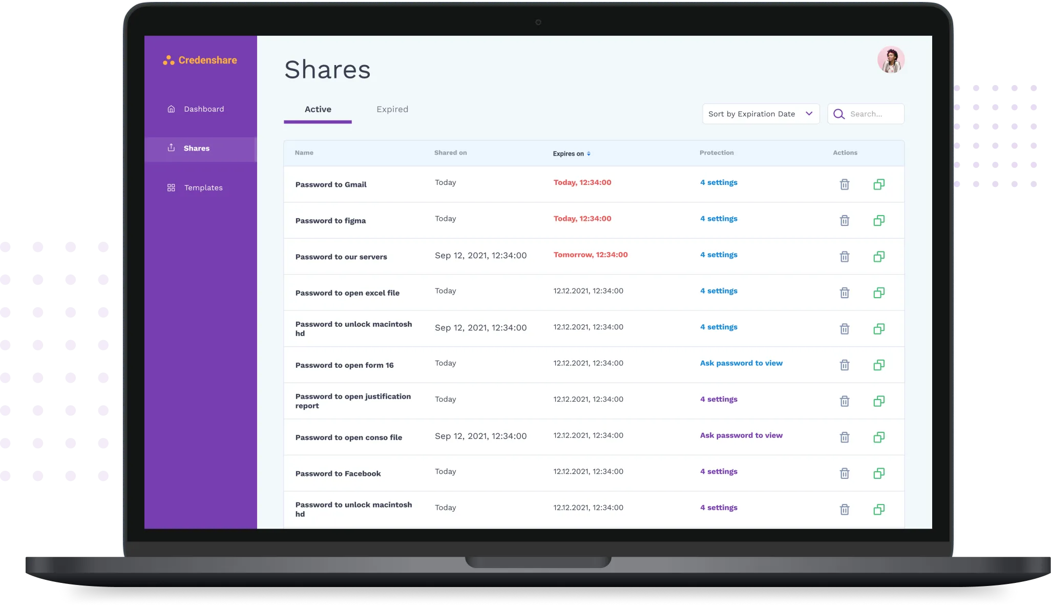 CredenShare desktop application